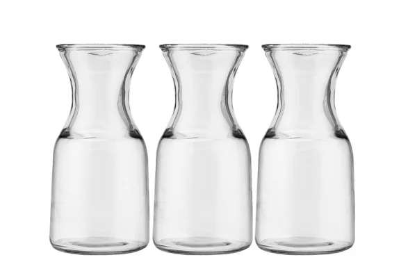 Três jarros de vidro — Fotografia de Stock