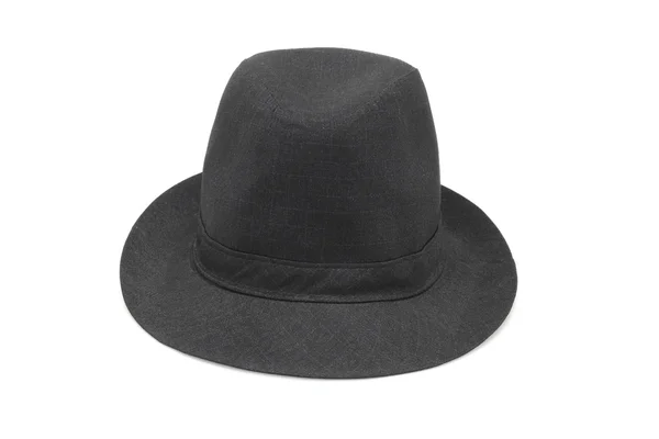 Chapéu preto moda antiga — Fotografia de Stock