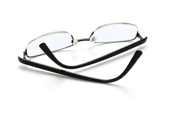 白に眼鏡 — ストック写真