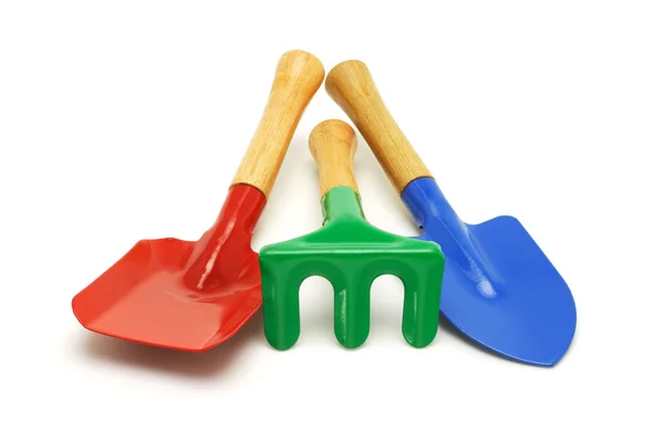 Colorful garden tools — Stock Photo, Image