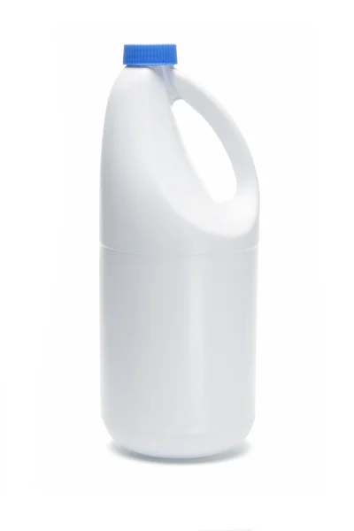 Botella de plástico de detergente doméstico —  Fotos de Stock