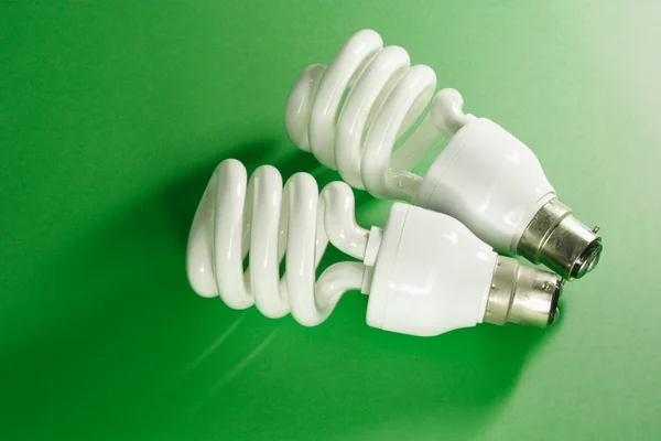 Энергосберегающие лампочки — стоковое фото