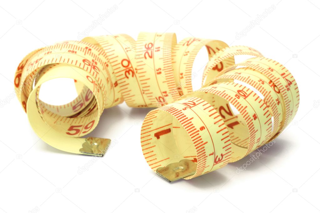 Coil of measuring tape
