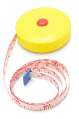 Round plastic tape measure clipart