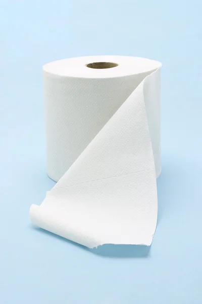 Stock image White toilet roll