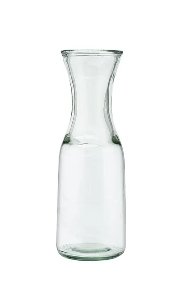 Open empty glass jug — Stock Photo, Image