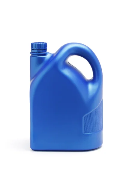 Recipiente plástico de óleo de lubrificação — Fotografia de Stock