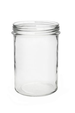 Empty glass jar clipart