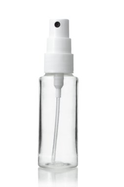 Empty bottle of atomizer clipart