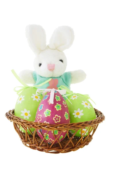 Easter kelinci dan telur — Stok Foto