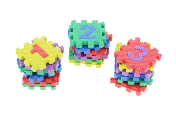 Blocs de puzzle colorés — Photo