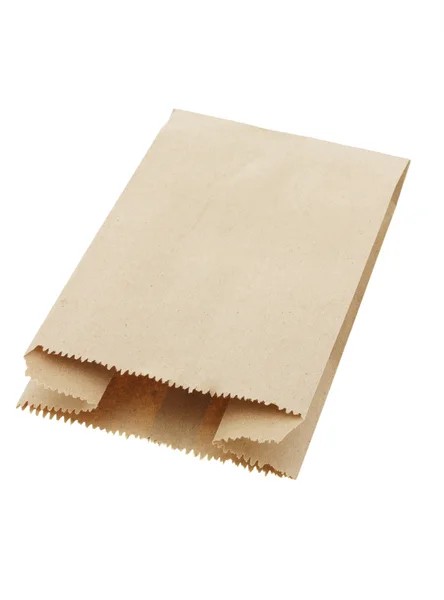 Saco de papel descartável — Fotografia de Stock