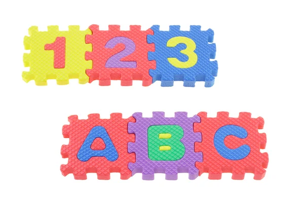 123 y ABC — Foto de Stock