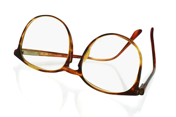 Duże ramki plastikowe okulary — Zdjęcie stockowe