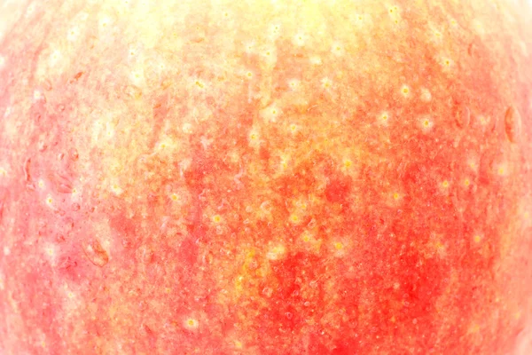 Textura vermelha da pele de maçã — Fotografia de Stock