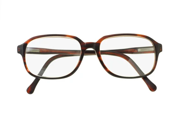 Old fashion plastic rim spectacles — Stock Photo, Image