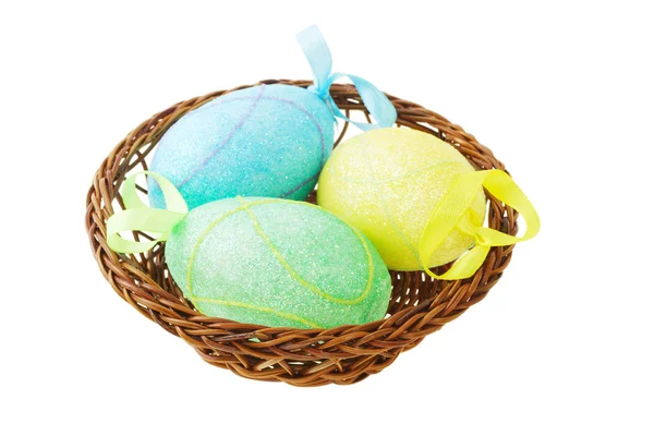 Sepette Paskalya Yumurtaları — Stok fotoğraf