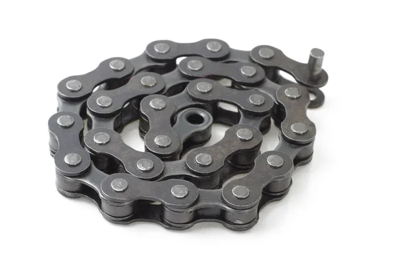 Bicycle metal link chain — Stock Photo, Image