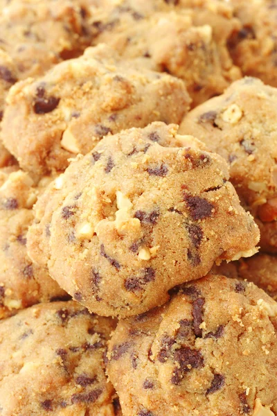 Amandel chocolade chips cookies — Stockfoto