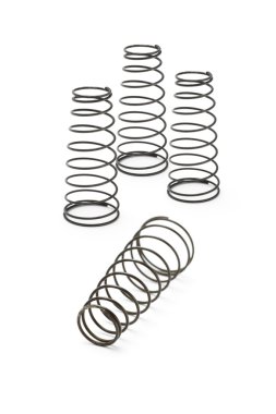 Metal spring coils clipart