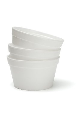 Styrofoam bowls clipart
