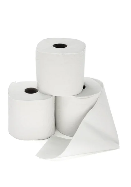 Three toilet rolls — Stock Photo, Image