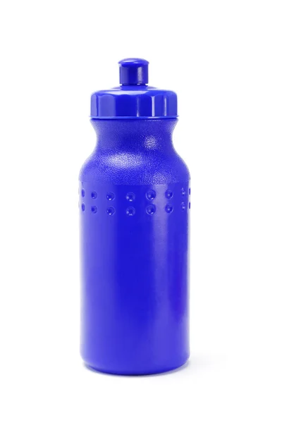 Синий пластиковый контейнер для воды — стоковое фото