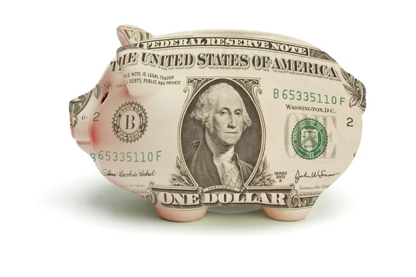 Big, fat and healthy piggy bank — Stock Photo, Image