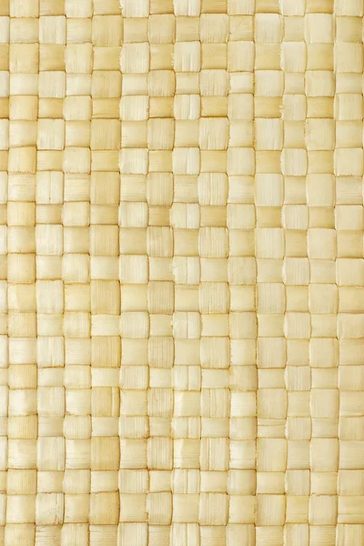 Close up de tecido palma folhas tapete — Fotografia de Stock