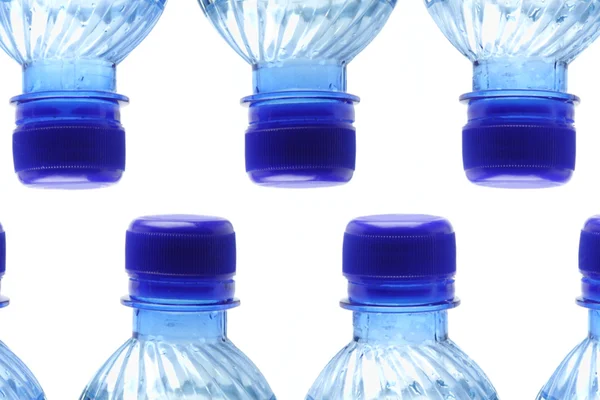 Бутылки с минеральной водой — стоковое фото