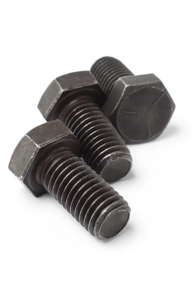Three metal bolts — Stock Photo, Image