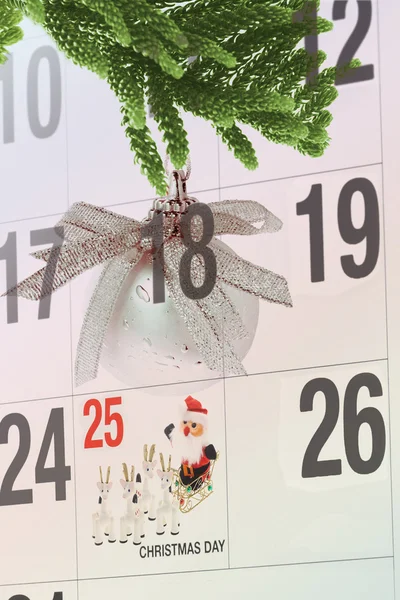 December 25 Christmas day — Stock Photo, Image