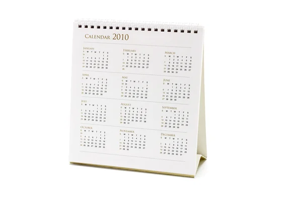 2010 desktop calendar — Stock Photo, Image