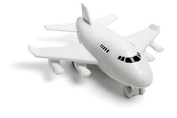 Plastic toy jet plane — Stock Photo, Image