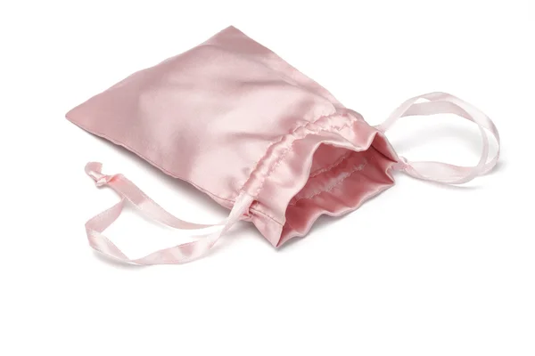 柔和的粉色香囊袋 — 图库照片