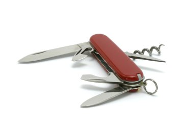 Multipurpose Swiss army knife clipart