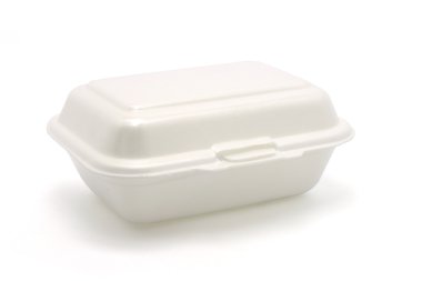 Styrofoam meal box clipart