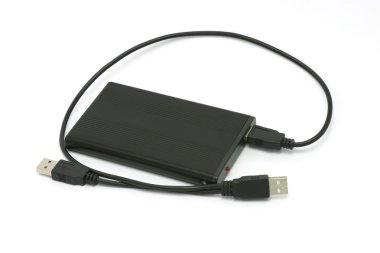 Portable external HDD hard disk drive clipart