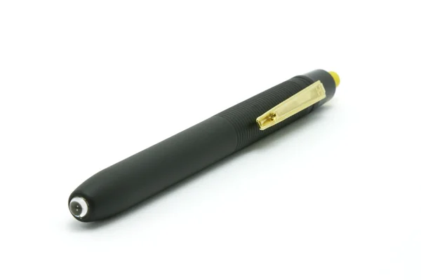 Siyah renkli kalem fener — Stok fotoğraf