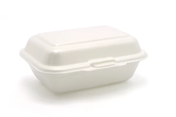 Boîte à repas en polystyrène — Photo
