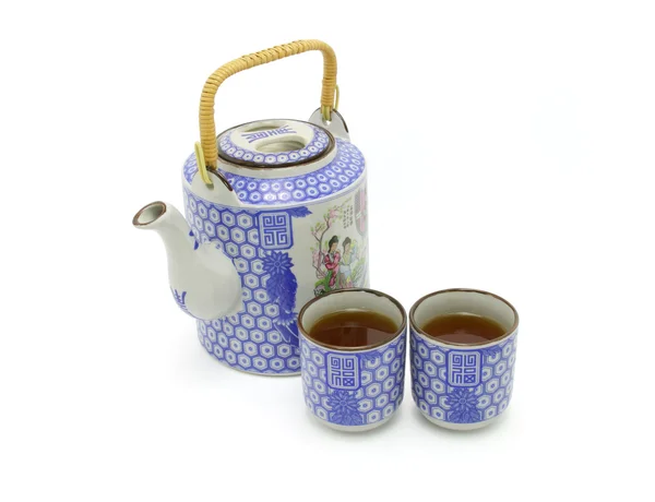 Chinês conjunto de chá prosperidade — Fotografia de Stock