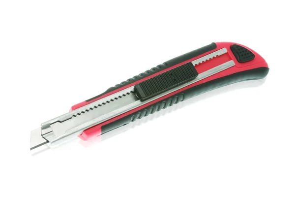 Red utility knife — Stock Photo, Image