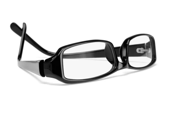 Černý Plastový rám brýlí — Stock fotografie