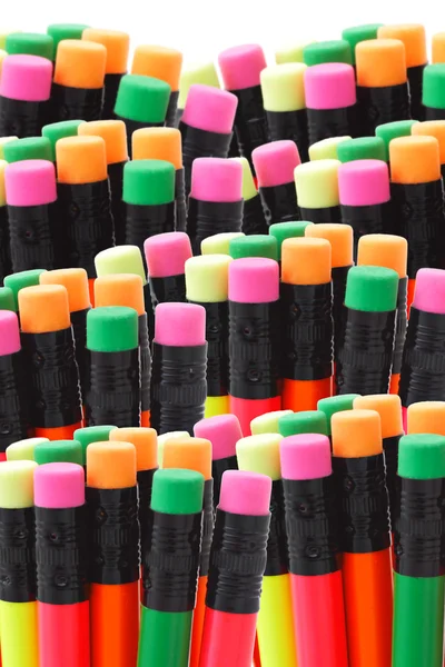 Lápices de fondo de colores — Foto de Stock