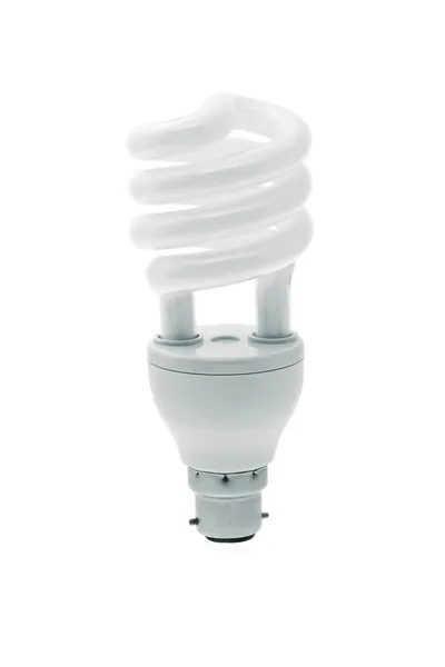 Spiral energibesparing glödlampa — Stockfoto