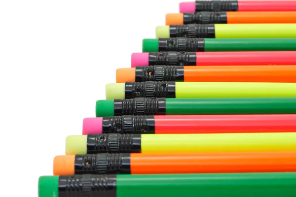 Lápis de escrita coloridos — Fotografia de Stock