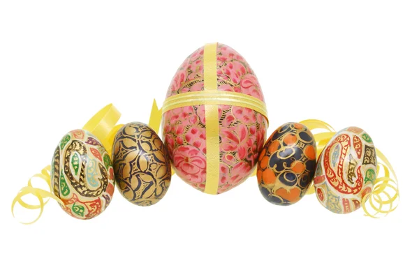 Ornamen telur Paskah berwarna-warni — Stok Foto