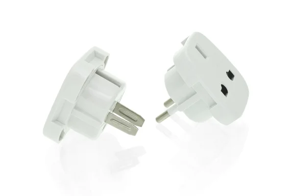 Two pins electrical adaptors — Stockfoto