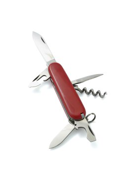 Swiss army pocket knife clipart