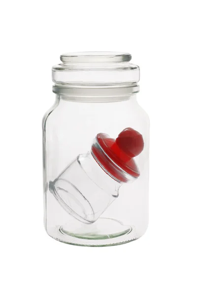 Mini jar inside — Stock Photo, Image